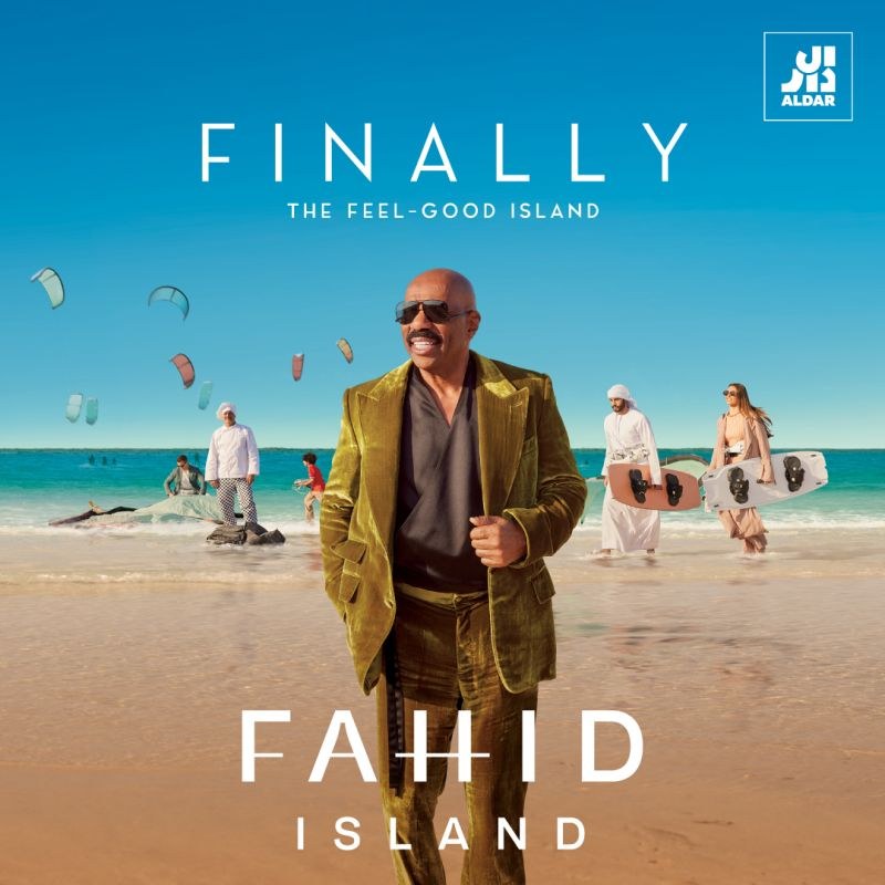 Steve Harvey × Fahid Island (Aldar)